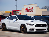 White S550 Ford Mustang GT