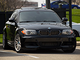 Black 135i Coupe at a Cars & Coffee
