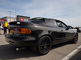 Black JDM Celica GT-Four at a Cars & Coffee
