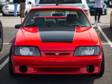 Red Foxbody Mustang