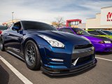 Clean R35 GT-R in Blue