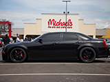 All-Black Chrysler 300 SRT from the side