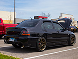 Black CT9 Lancer Evo with Gold Wheels