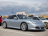 Silver Porsche 996 GT3