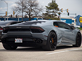 Grey Lamborghini Huracan