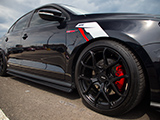 Black APR Wheels on Mk7 VW GLI