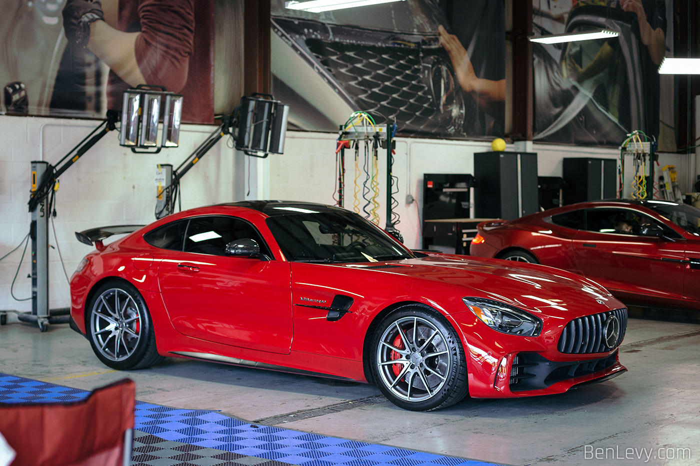 Red AMG GT at Chicago Auto Pros Glenview