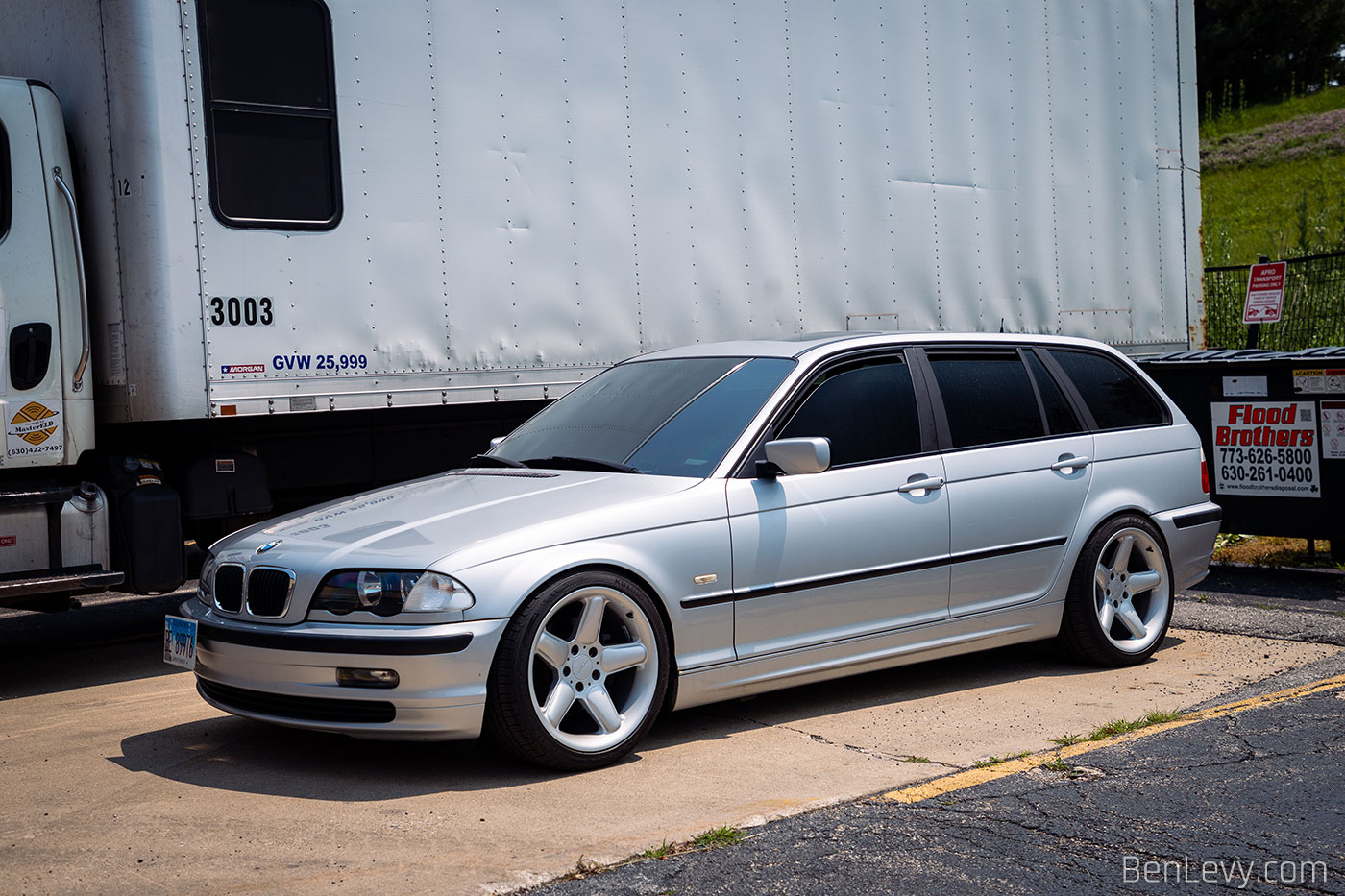 Silver E46 3 Series Wagon