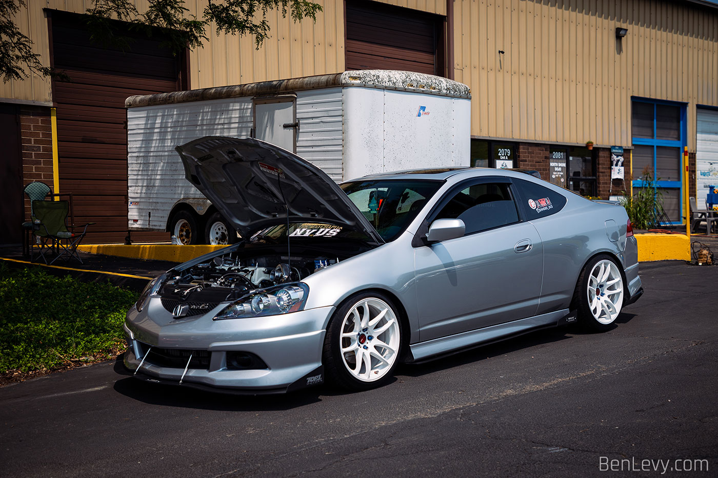 Silver Acura RSX Type-S at Chicago Auto Pros Glenview