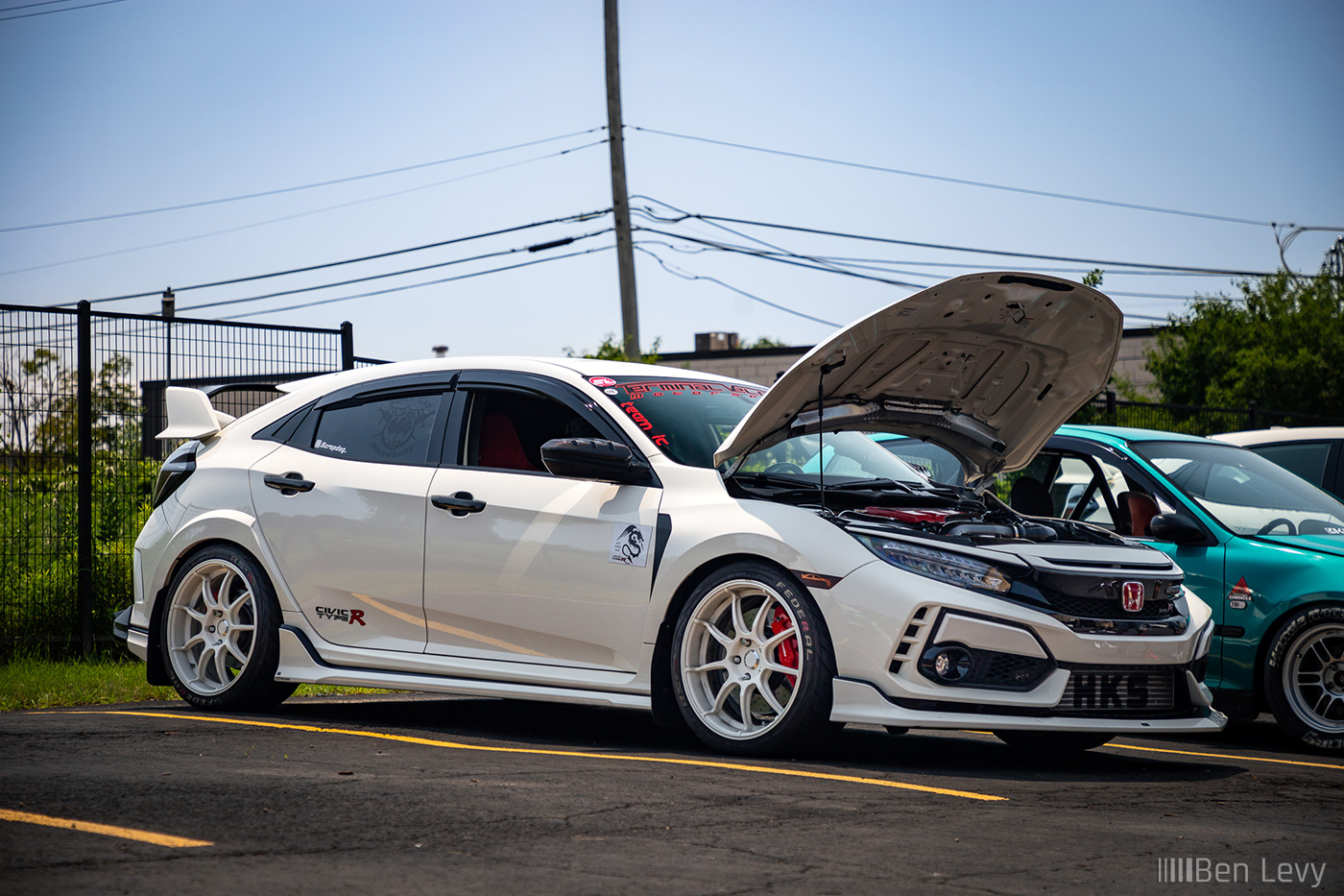 White FK8 Honda Civic Type-R at Chicago Auto Pros Glenview