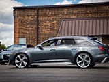 Grey Audi RS6