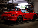 Red Porsche Boxster Speedster