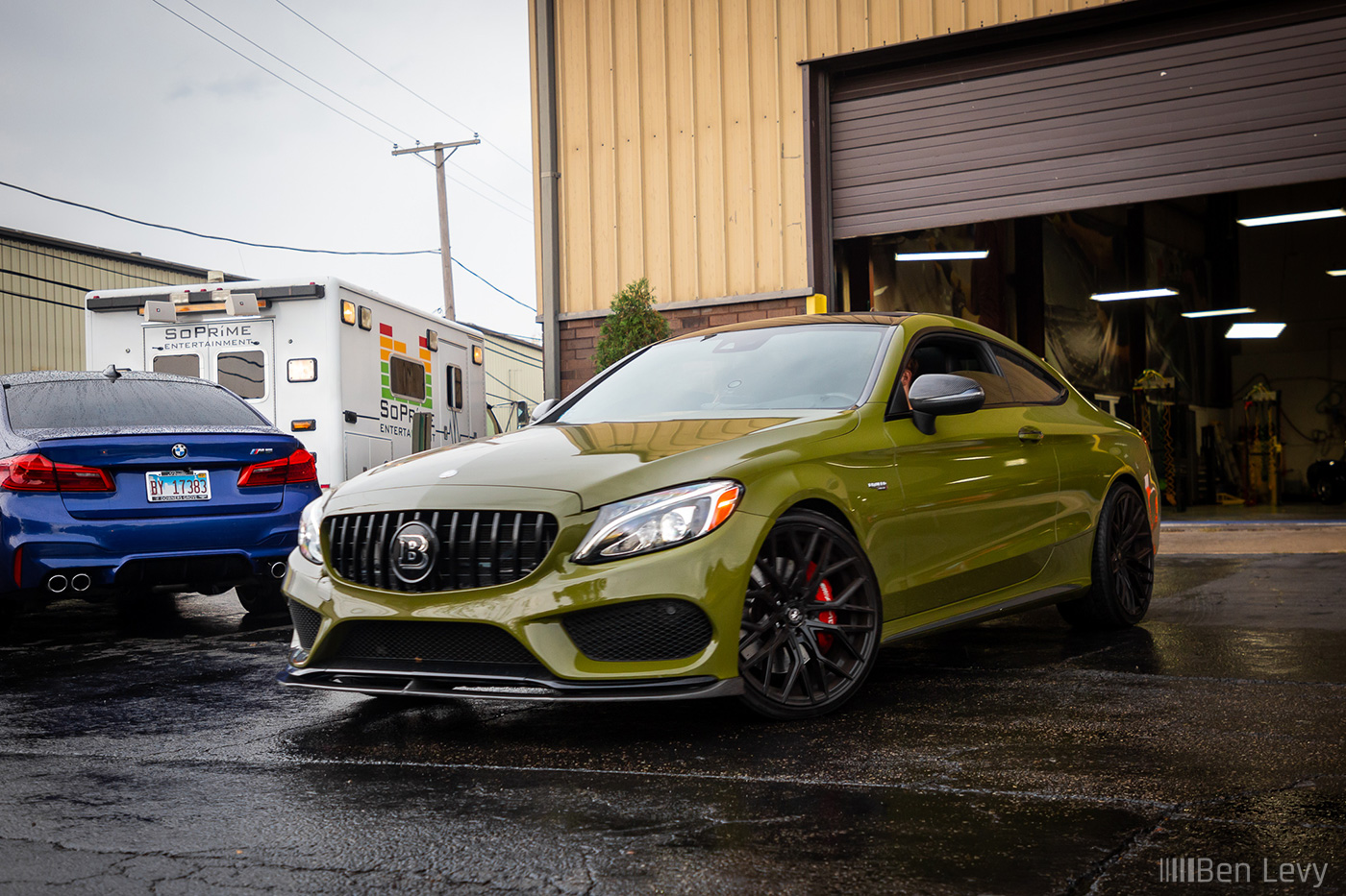Green AMG C43 Coupe at Chicago Auto Pros Glenview