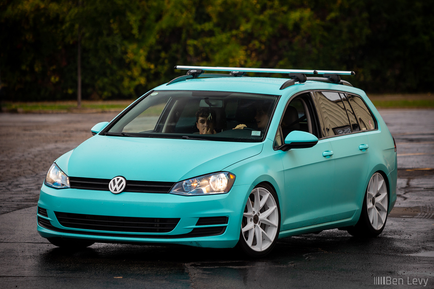 Seafoam Green Volkswagen Gold Sportwagen