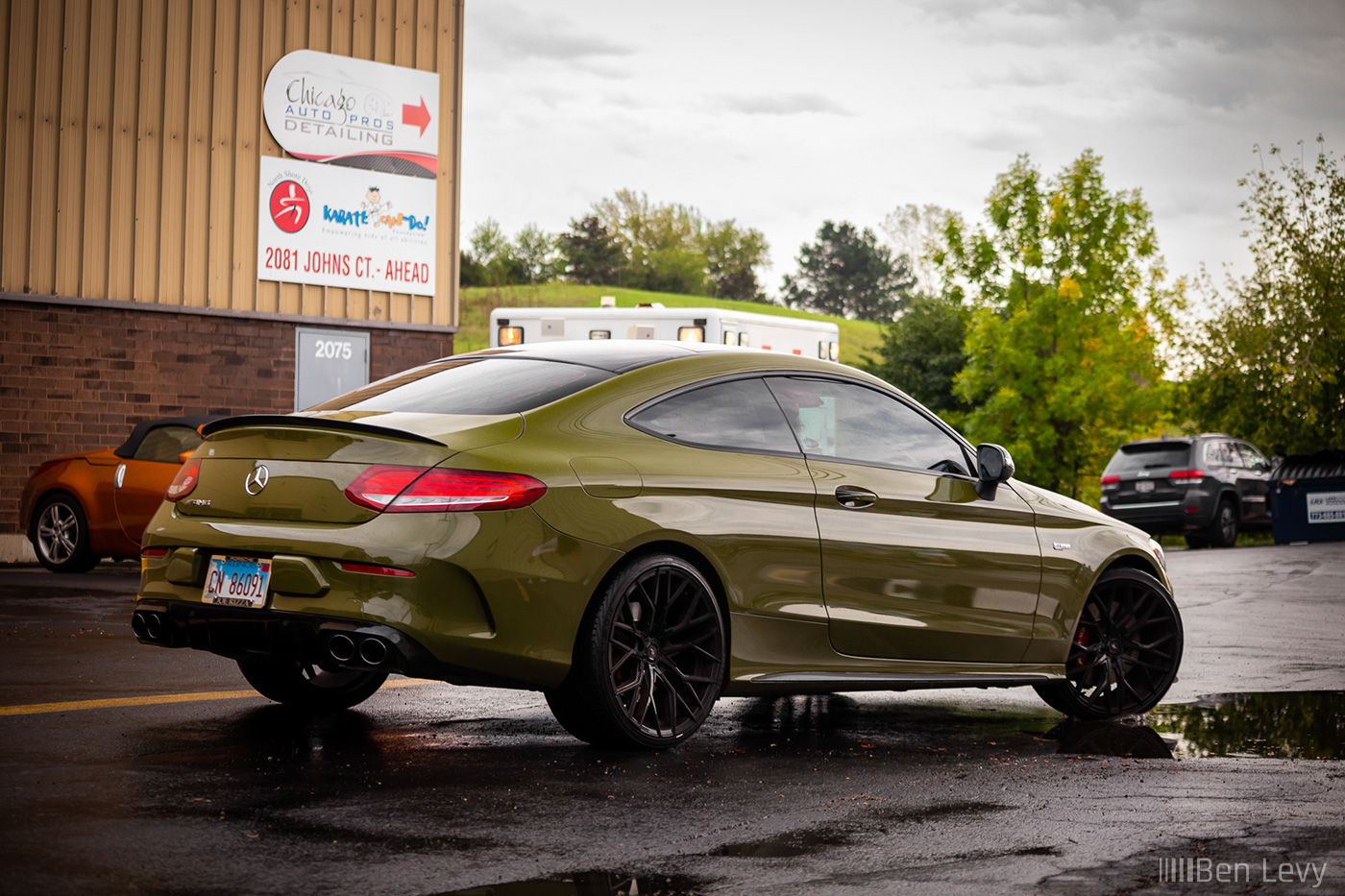 Green Wrap on AMG C43 Coupe