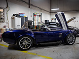 Blue AC Cobra at Cleaning Bay in Chicago Auto Pros