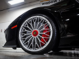 Lamborghini Aventador S Wheel with Red Center Lug