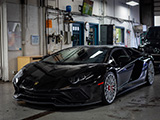 Black Lamborghini Aventador S