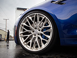 HRE S200 Wheel in Matte Silver Finish on F90 BMW M5