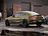Green Wrap on C205 Mercedes-Benz C Coupe