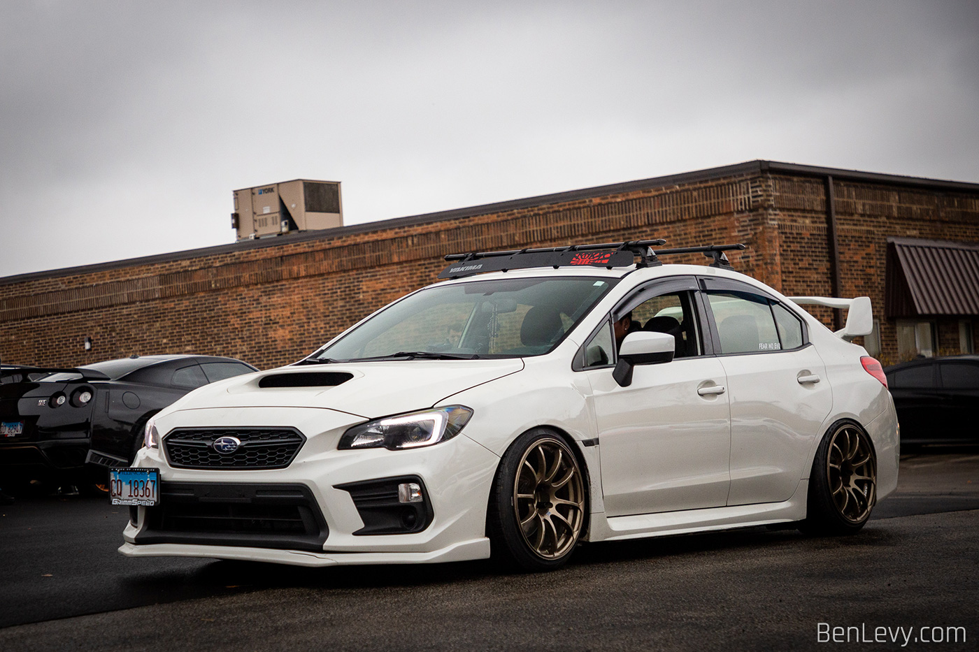 White VA Subaru WRX