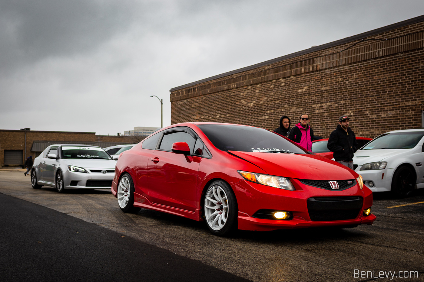 Red Honda Civic Si Coupe