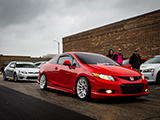 Red Honda Civic Si Coupe
