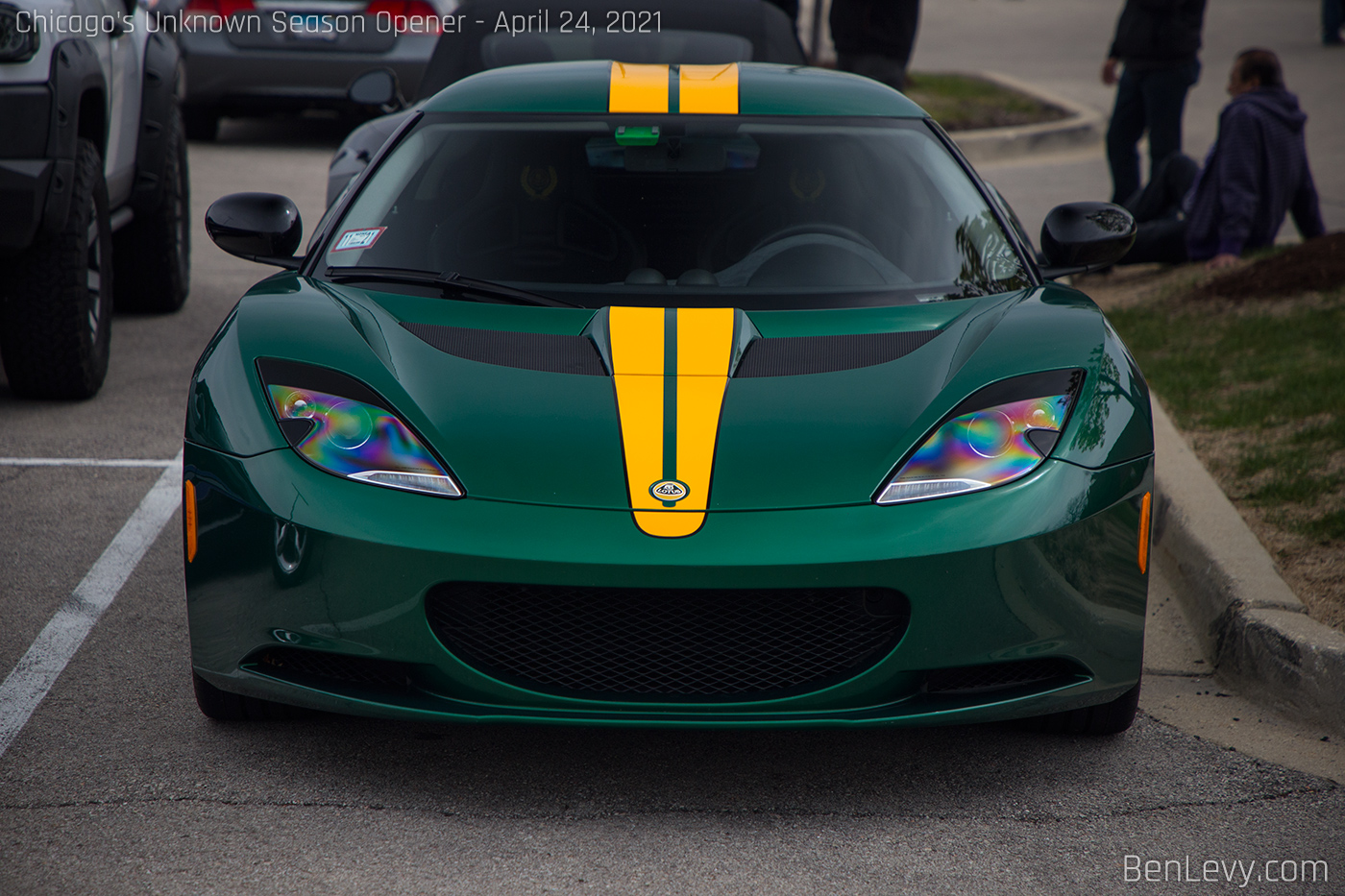 Lotus Evora S in Motorsport Green Metallic