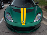 Yellow Racing Stripe on Lotus Evora S Heritage Racing Edition