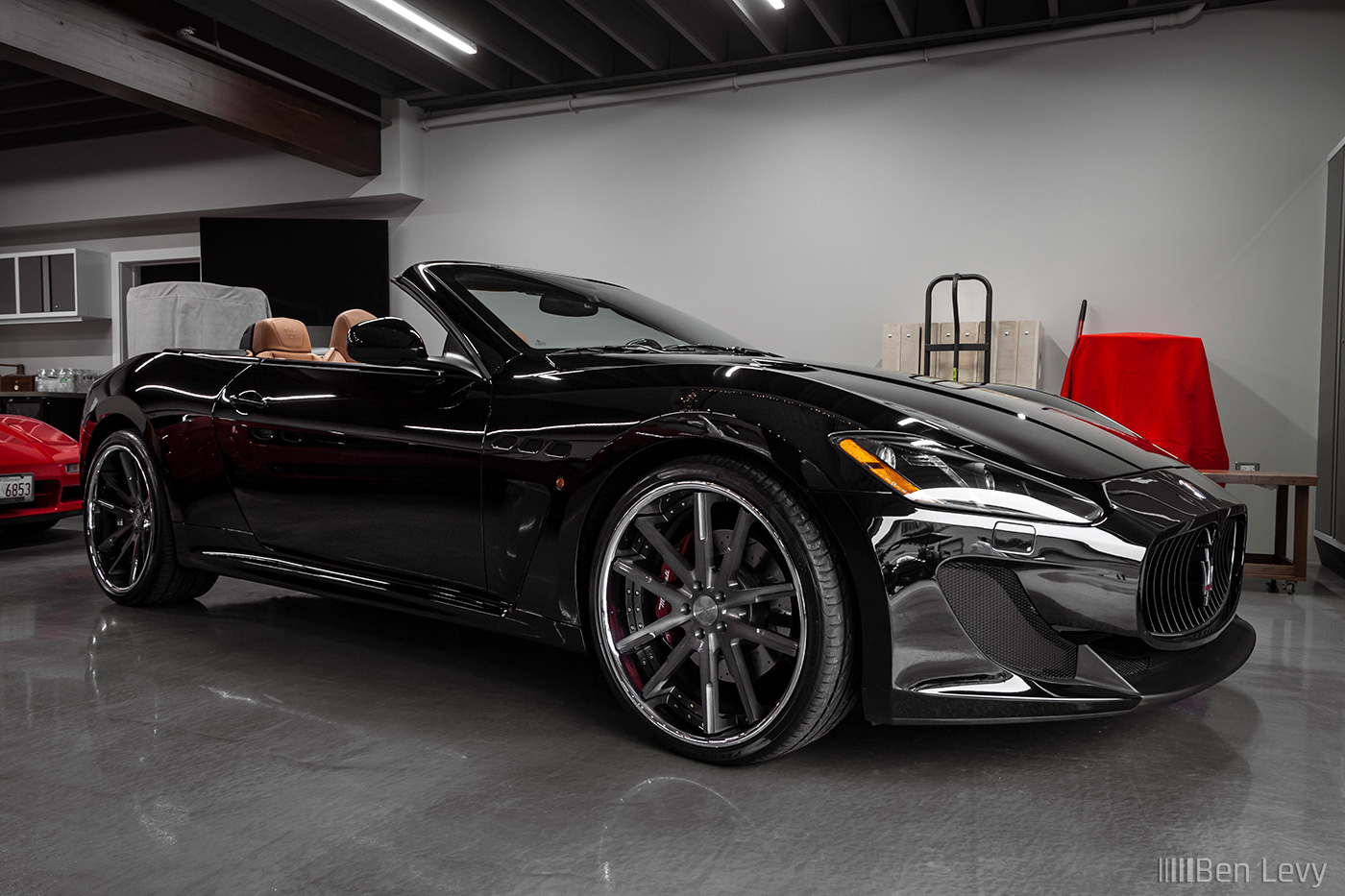 Black Maserati Granturismo Convertible