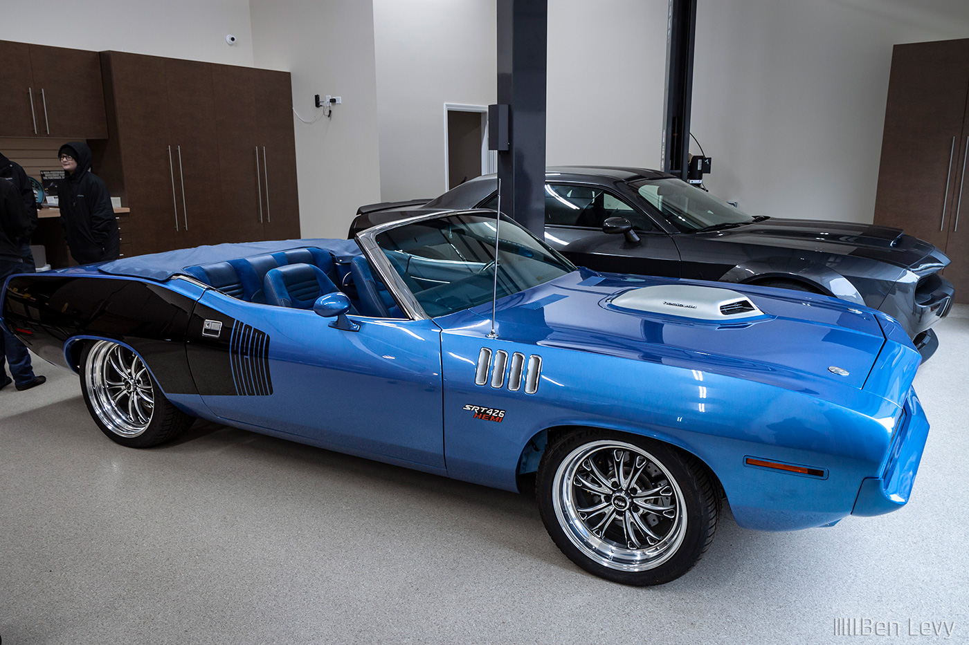 Blue Plymouth Barracuda Convertible