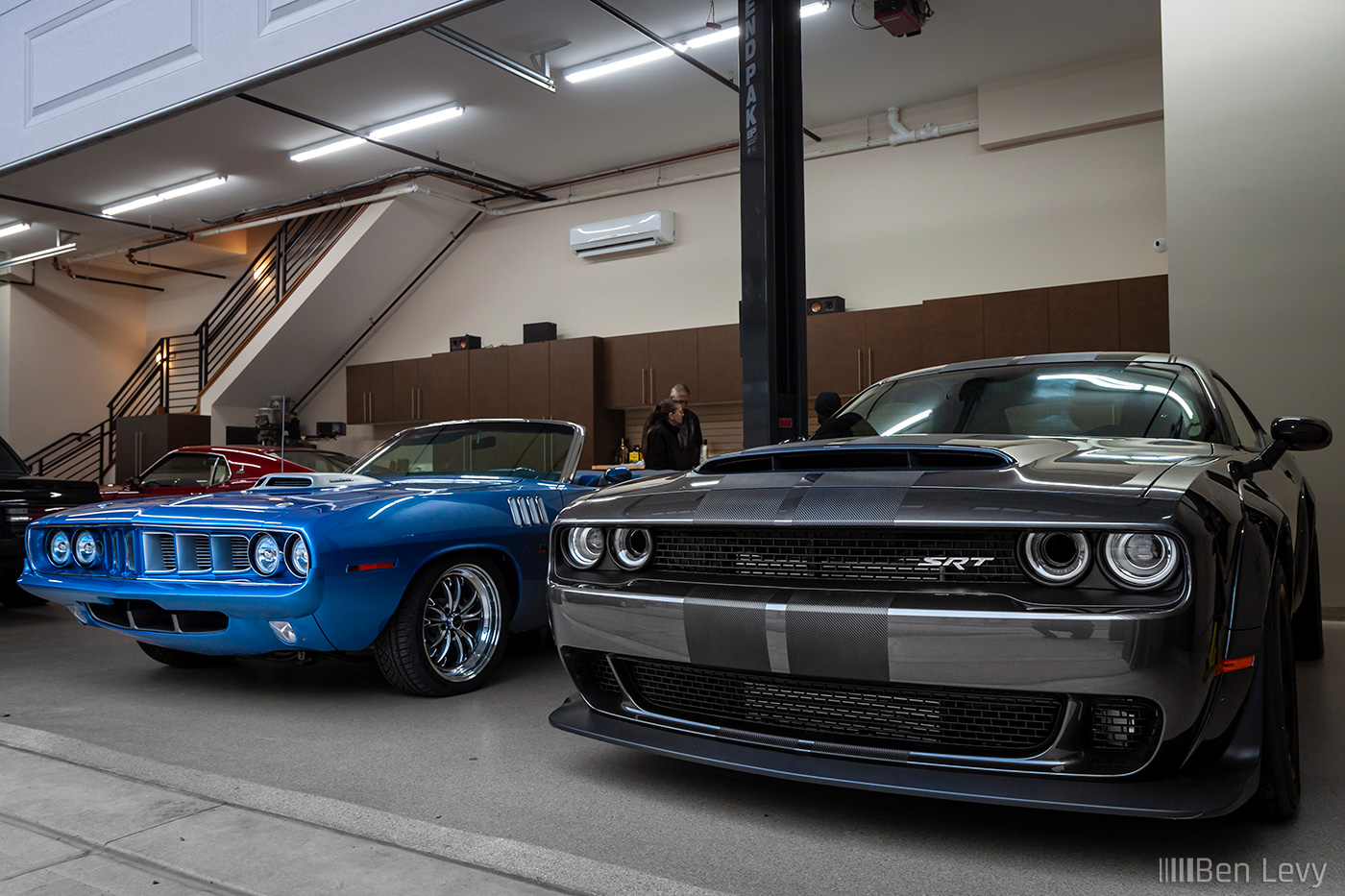 Plymouth Barracuda Convertible and Dodge Challenger SRT Demon