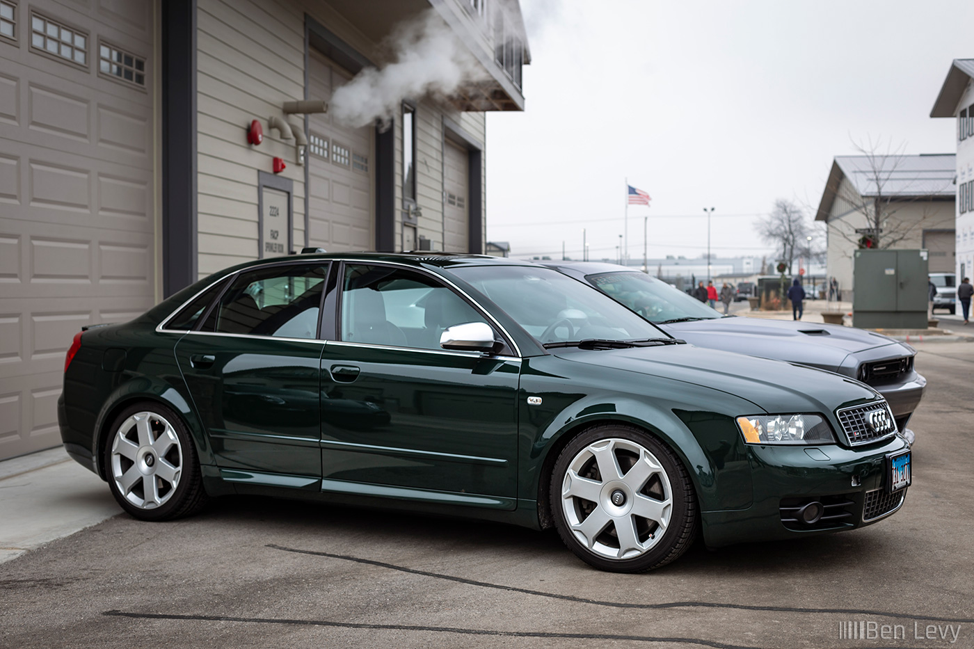 Green Audi S4