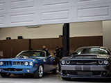 Plymouth Barracuda Convertible and Dodge Challenger SRT Demon