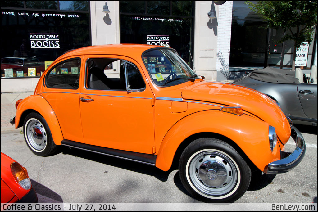 Orange VW Beetle