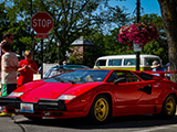 Red Lamborghini Countach