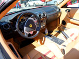 Ferrari F430 with tan interior