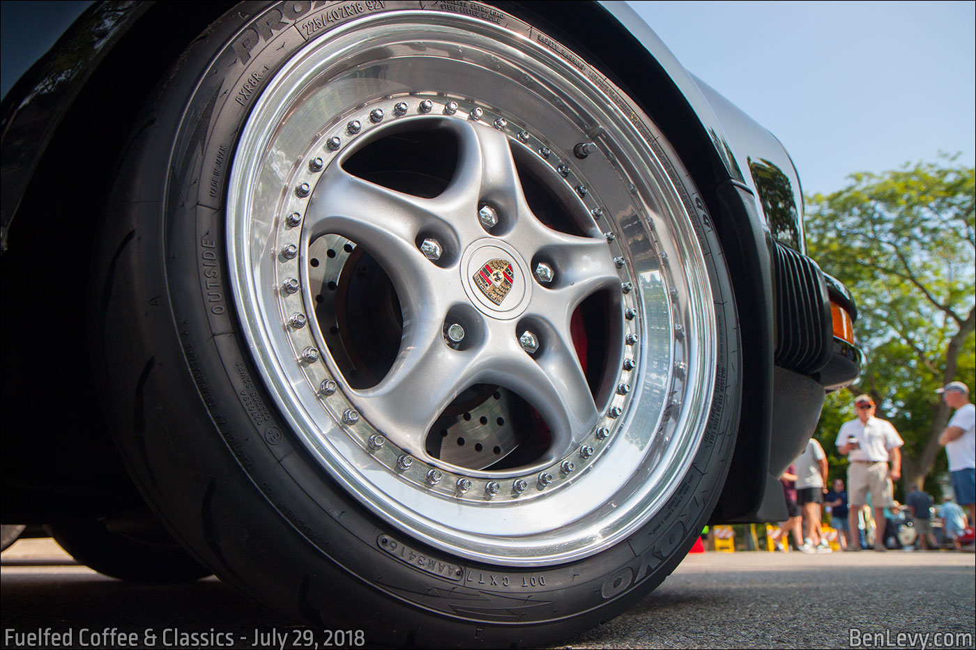 3-piece wheels on Porsche 911 Turbo