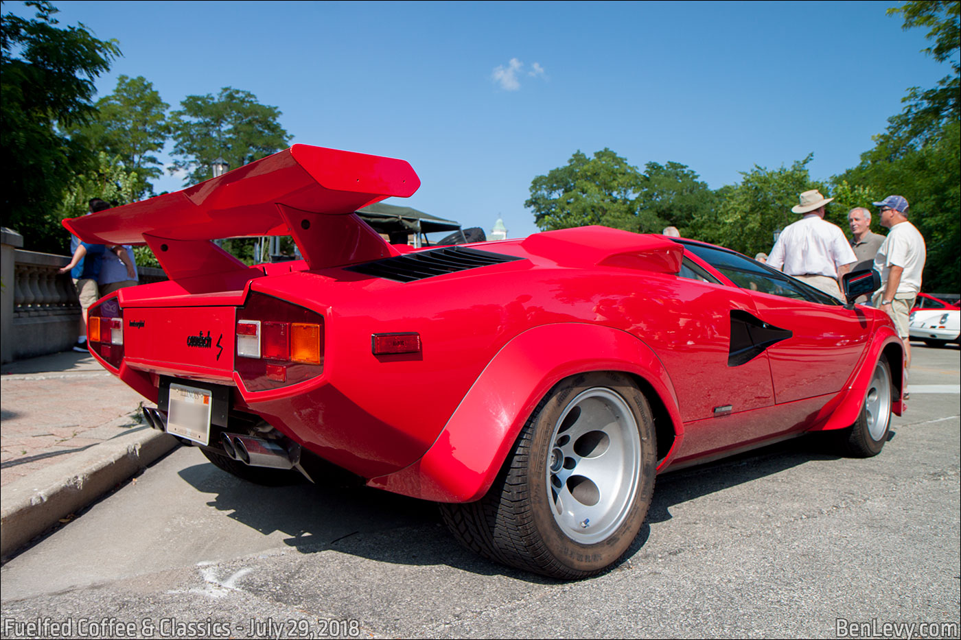 Red Lamborghini Countach S