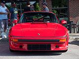 Red Slantnose Porsche 911