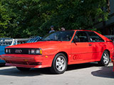 Red Audi Quattro
