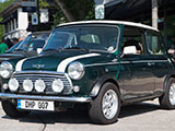 Green Classic Mini Cooper