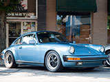 Blue Porsche 911