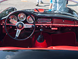 Red Alfa Romeo Giulietta Spider Veloce dashboard