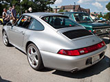 Silver Porsche 911 C4S