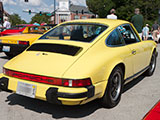 Yellow 1974 Porsche 911 S