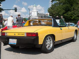 Yellow Porsche 914 2.0