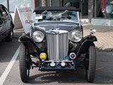 Front of 1949 MG TC