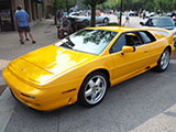 1995 Lotus Esprit in yellow