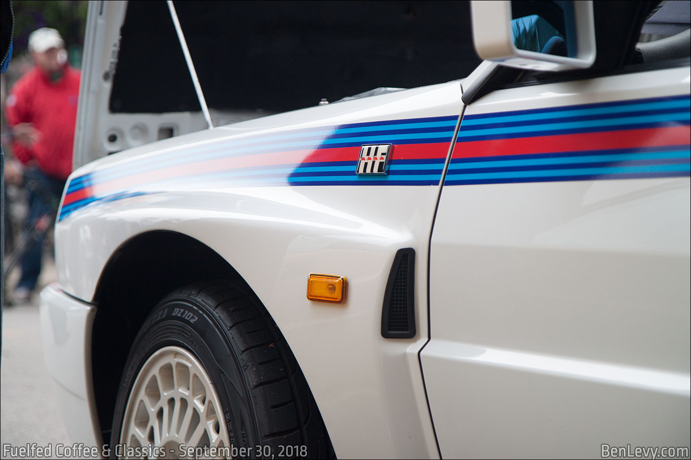 Front fender of Lancia Delta Integrale